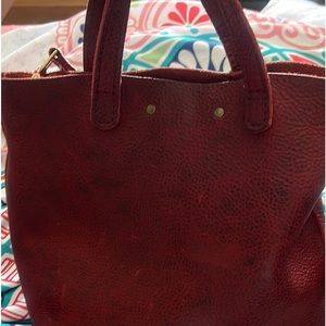 Portland leather Sangria Bag comes with original strap